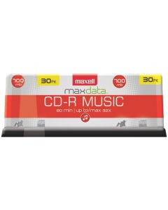 Maxell 625335 80-Minute Music CD-Rs (30-ct Spindle)